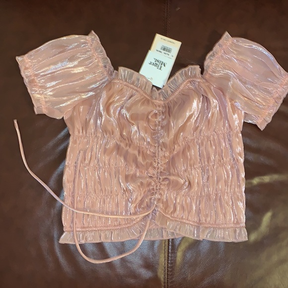 🆕 Tiger Mist Fleur Top in Blush Pink - Picture 7 of 10
